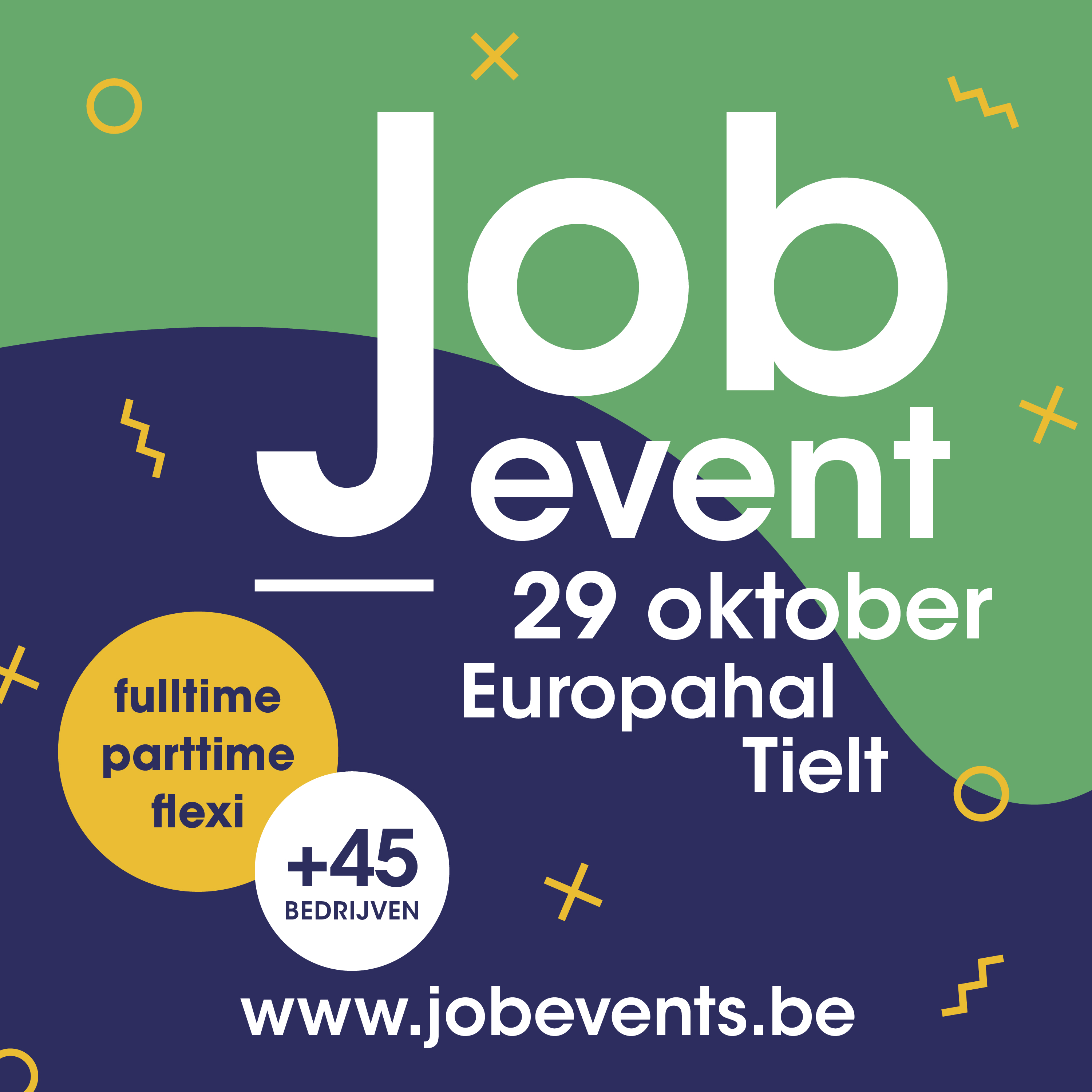 Jobbeurs Europahal Tielt – donderdag 29 oktober